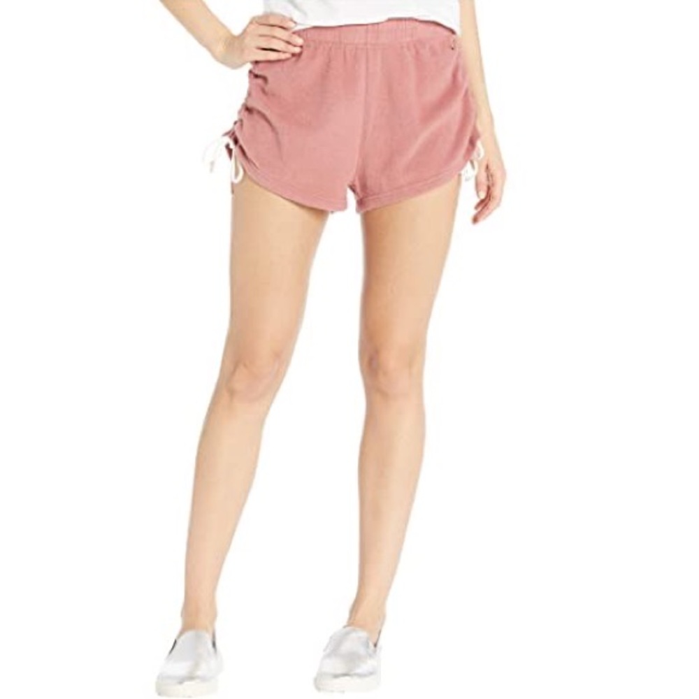 NEW Volcom Lil Fleece Shorts | Rose | Medium